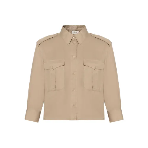 CELINE Shirts Women's Brown