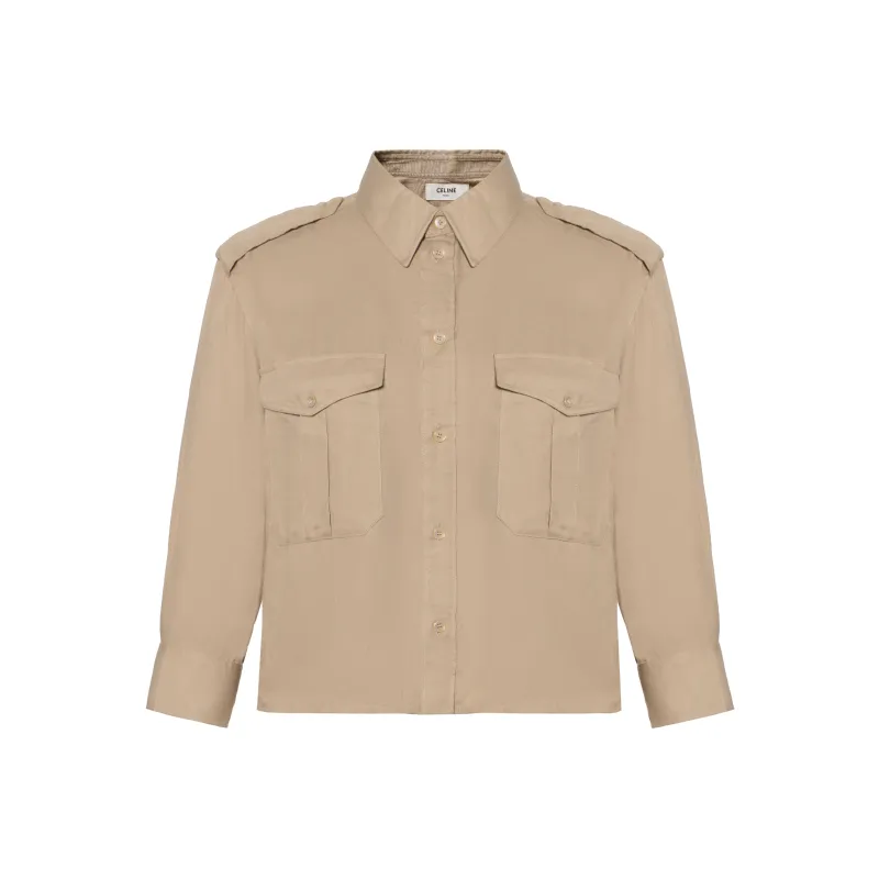 CELINE Shirts Women's Brown-0