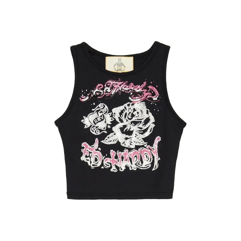 Ed Hardy Camisoles Women's Black-0