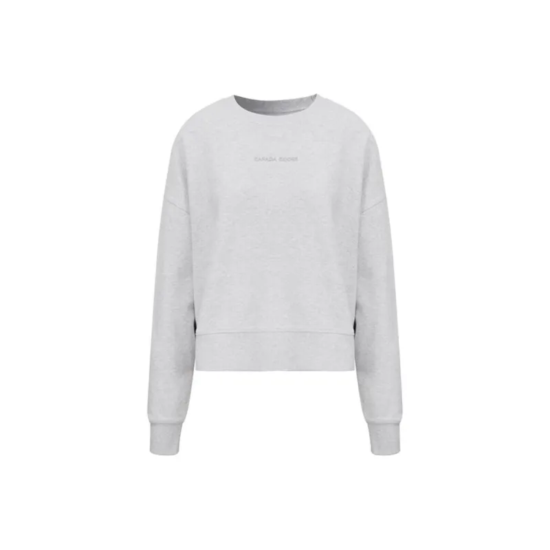Canada Goose Logo Embroidered Crewneck Sweatshirt-0