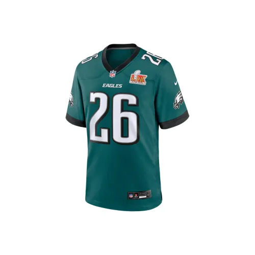 Nike Saquon Barkley Philadelphia Eagles Super Bowl Lix Men
s Nike Nfl Game Jersey