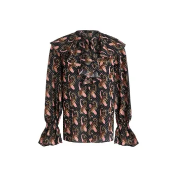 ETRO Paisley print Silk Blouse