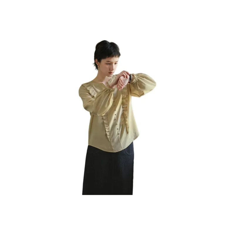 SOLIGHTER Shirt Women's Sandstone-0