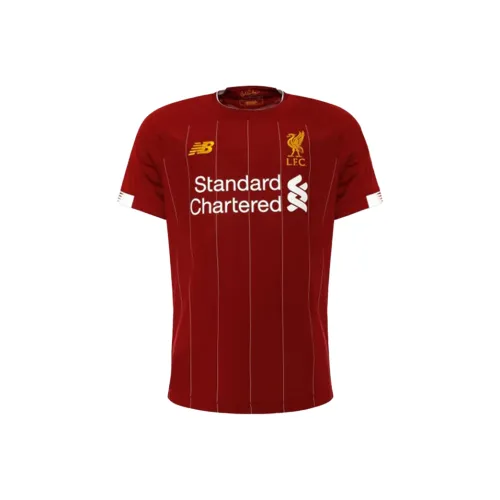 New Balance Liverpool FC Adult 2019 20 SS Home Shirt Soccer Jersey Men's Red