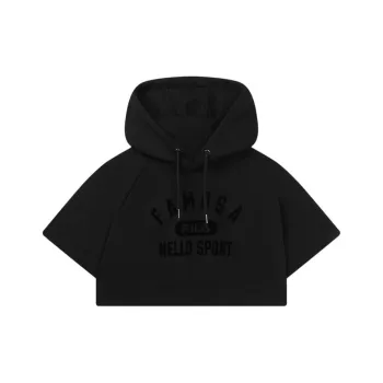 FILA MILANO Italian Luxury Sports Collection Sweatshirt Women's Black