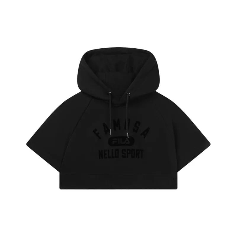 FILA MILANO Italian Luxury Sports Collection Sweatshirt Women's Black-0