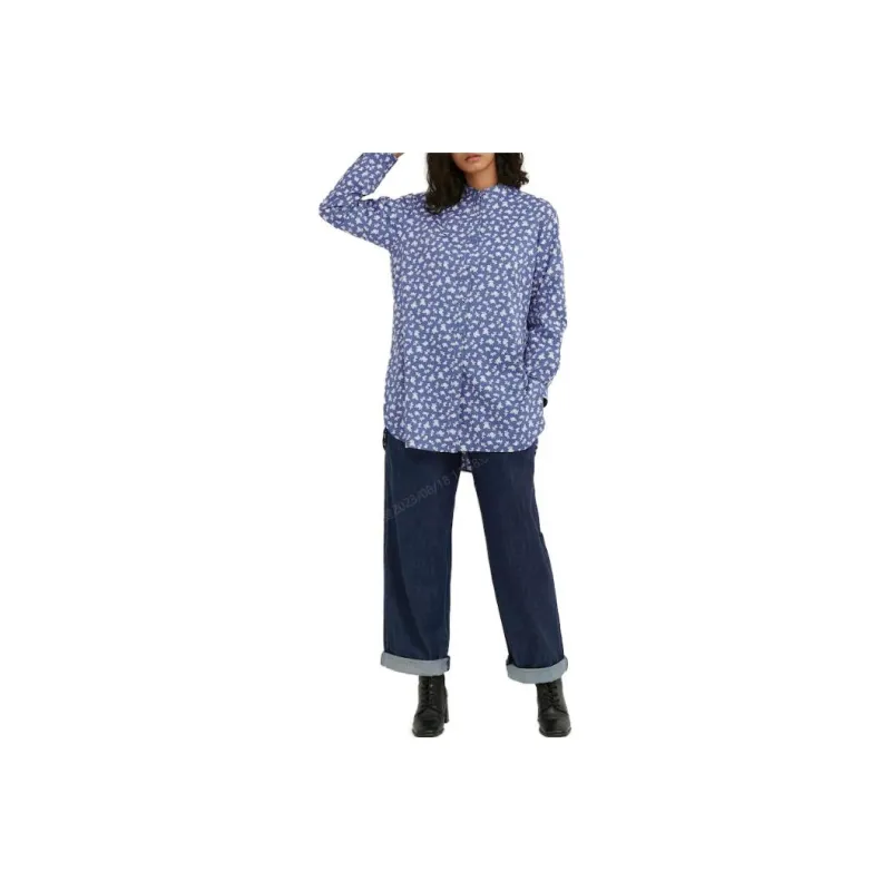 UNIQLO X IDLF Co-branded Series Shirts Women's Sky Blue-0