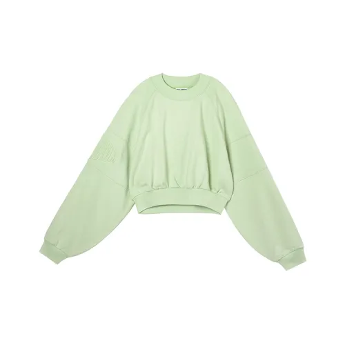 Palladium Sweatshirt Women's Gray Grass Green