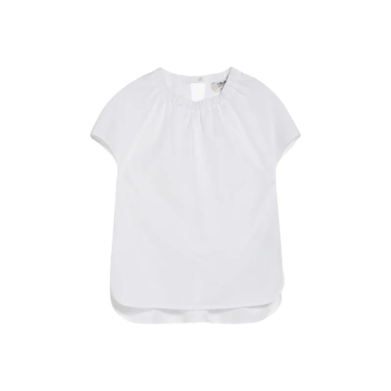 'S MAX MARA Crewneck Short Sleeved Top-0