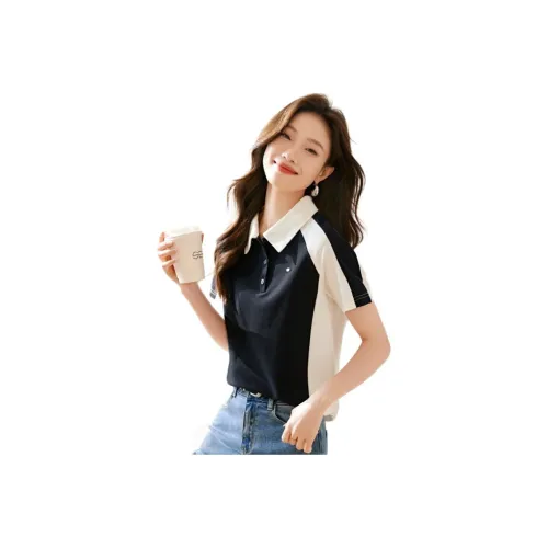 Mo Han Yi Mei Shirt Women's Black & White