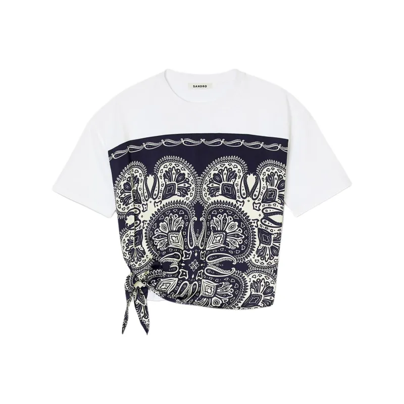 Sandro T-Shirts Women's White-0