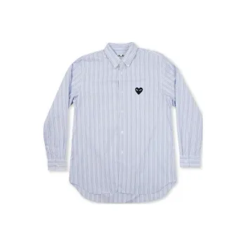 CDG Play Shirts Women's Light Blue