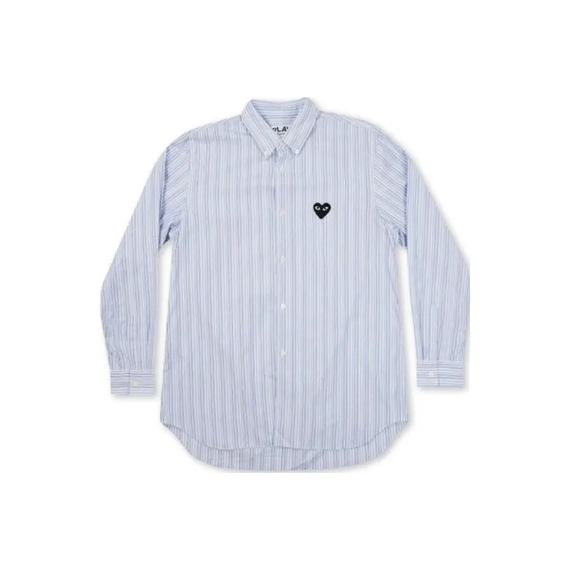 CDG Play Shirts Women's Light Blue-0