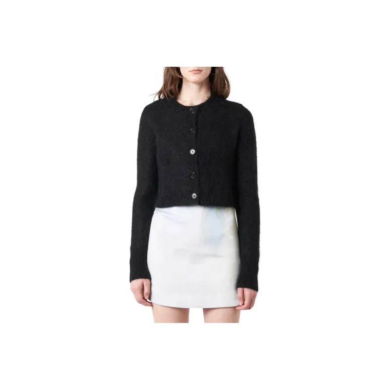 Acne Studios Knitted Cropped Cardigan-0