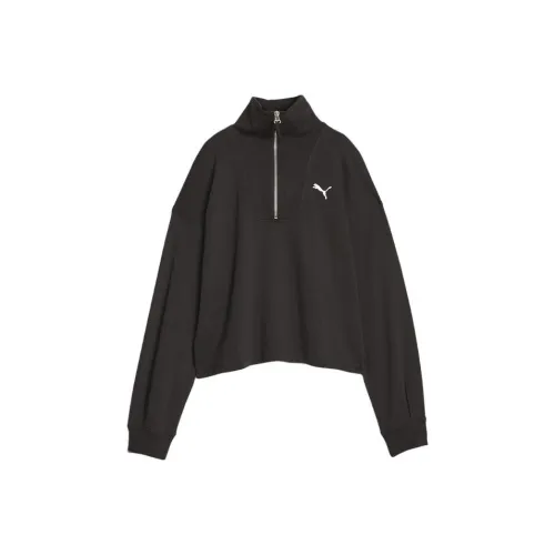 PUMA HER Sweatshirts Women's Black