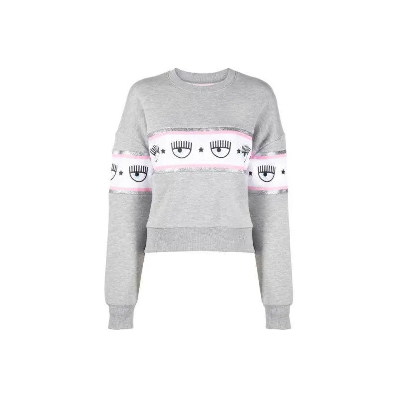 CHIARA FERRAGNI Sweatshirts Women's Gray-0