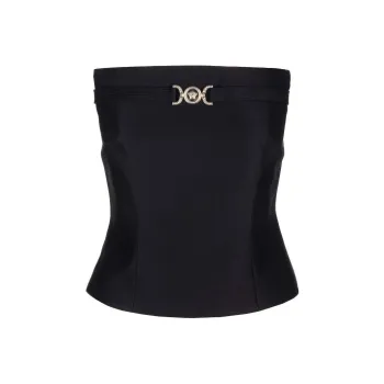 VERSACE Medusa Plaque Sleeveless Top