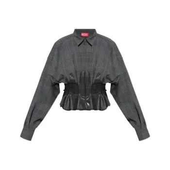 DIESEL C Anbu Plaid Long Sleeved Shirt