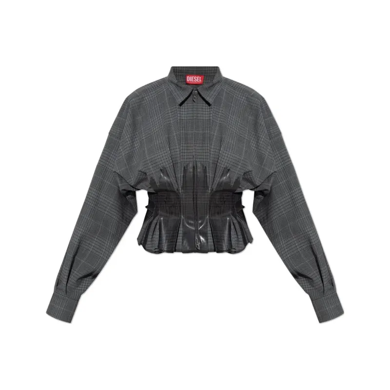 DIESEL C Anbu Plaid Long Sleeved Shirt-0