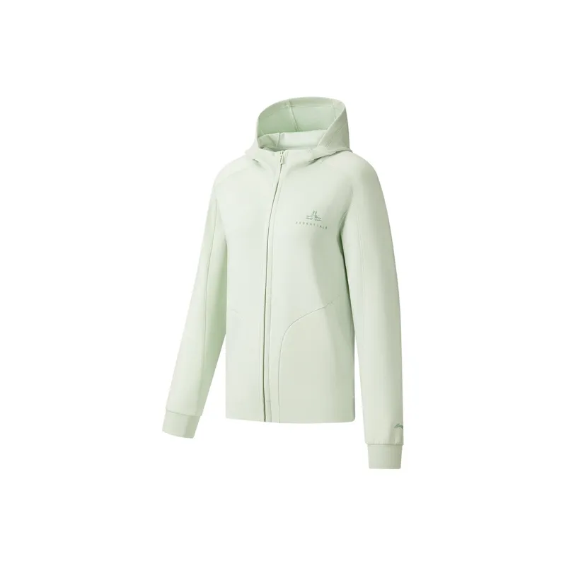 LINING Fitness Series Sweatshirts Women's Pale Greenish White Jade-0