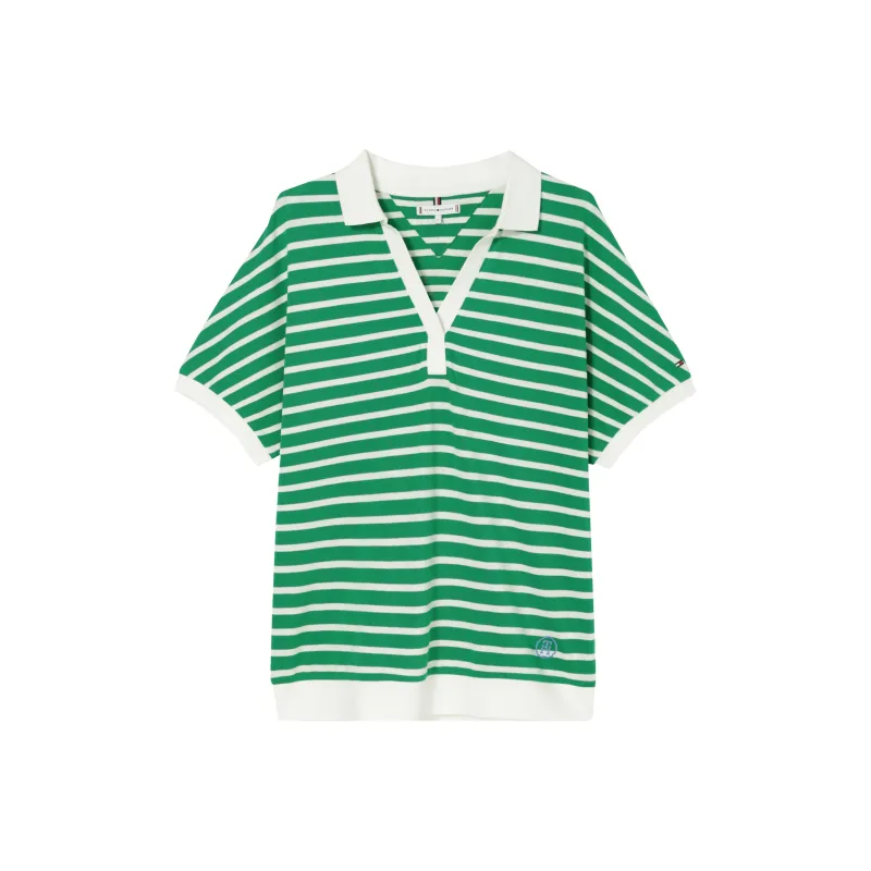 Tommy Hilfiger Polo Shirt Women's Green-0