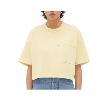 Bottega Veneta Cropped Crewneck T-Shirt