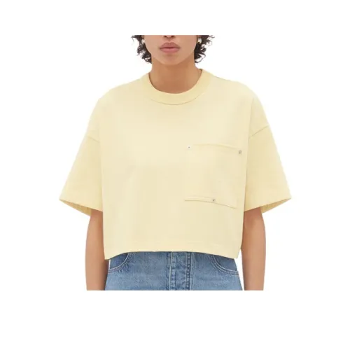 Bottega Veneta Cropped Crewneck T-Shirt
