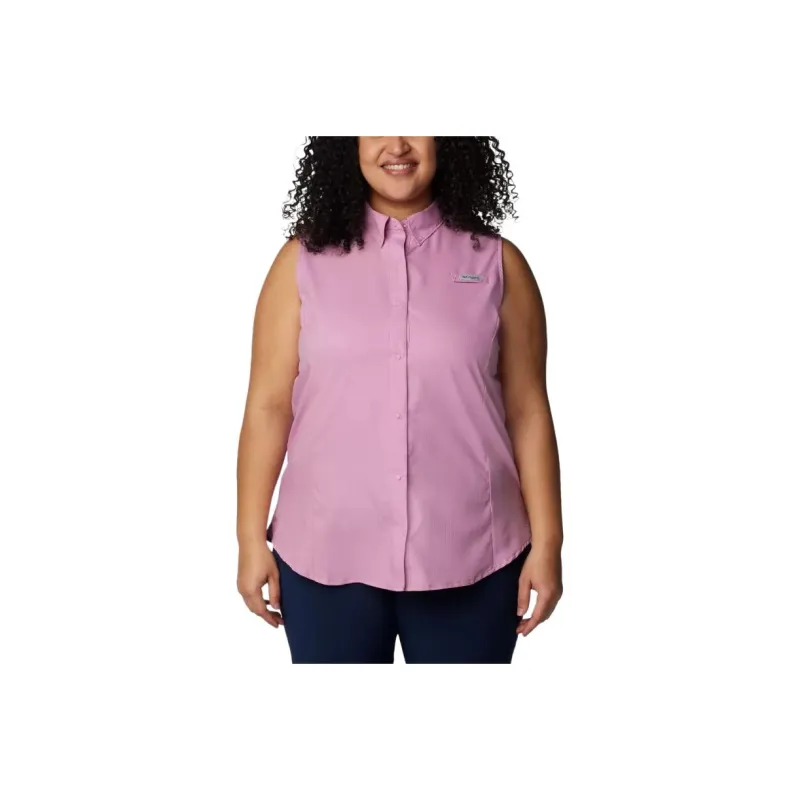 Columbia PFG Tamiami Shirt Women's Purple-0