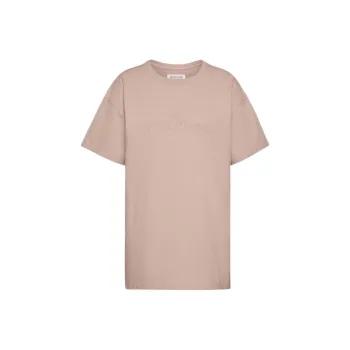 Maison Margiela Logo Embroidered T Shirt 'Pink'