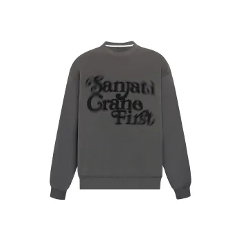 SANJATI Sweatshirts Women's Black Gray Color