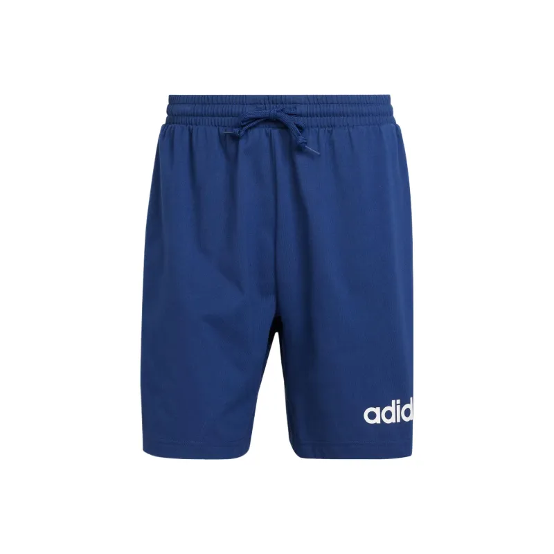Adidas ESSENTIALS LINEAR SHORTS Casual Shorts Men's Dark Blue/White-0