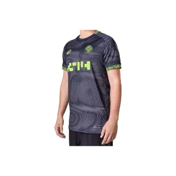 DECATHLON Soccer Jerseys Men's Black/Neon Yellow