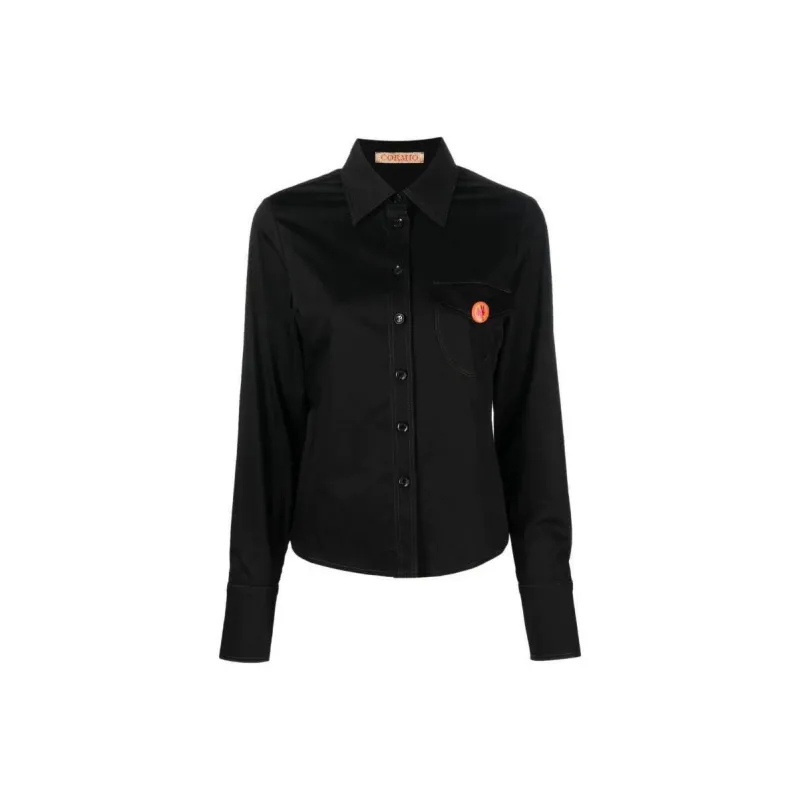 CORMIO Katy Pin badge Shirt-0