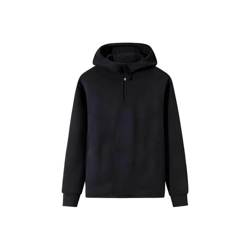 Anta Comprehensive Training Collection Sports Lifestyle Collection Sweatshirt Women's Basic Black-0