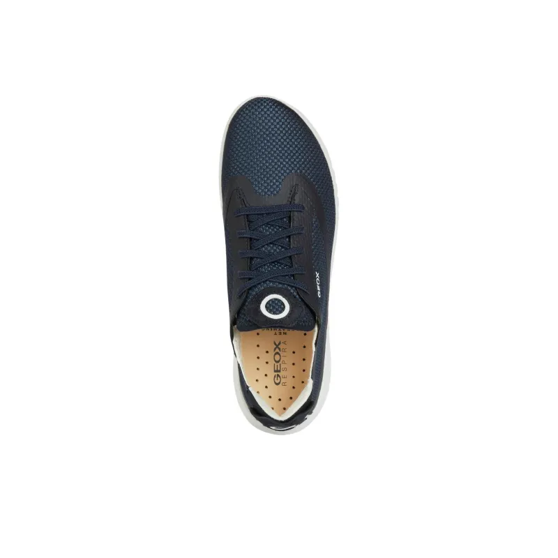 GEOX Bulmya Abrasion Resistant Low Top Casual Shoes Women's Marine Blue-3