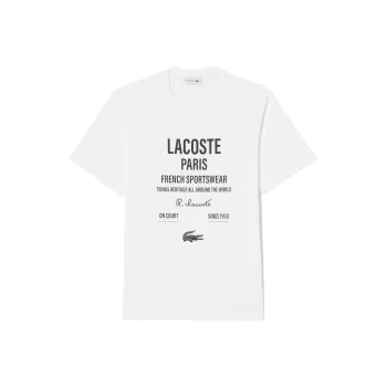 LACOSTE T Shirts Men White
