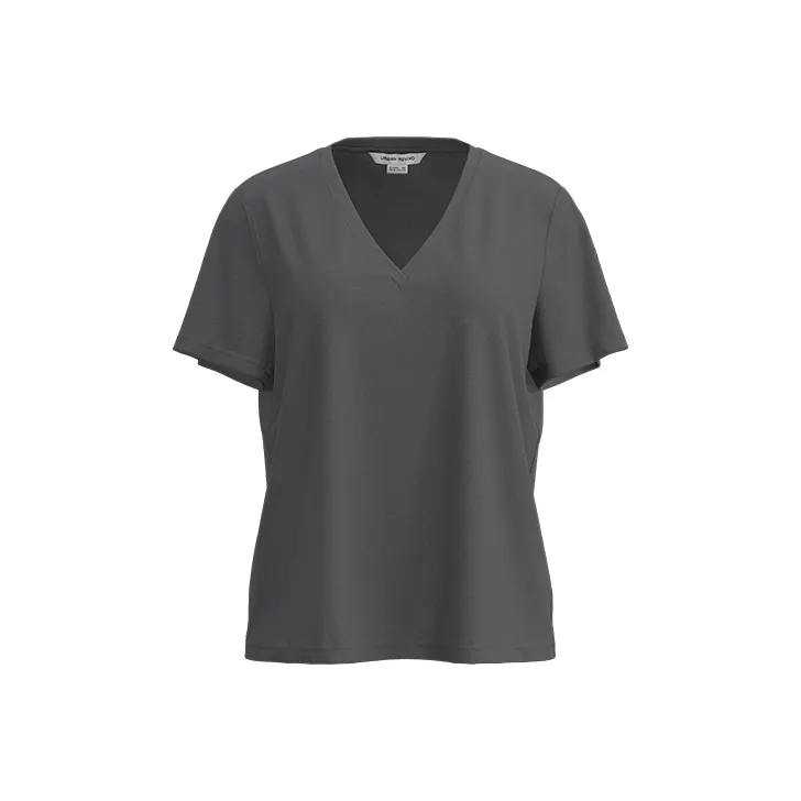 URBAN REVIVO Regular T Shirt Women's Cool Gray-4