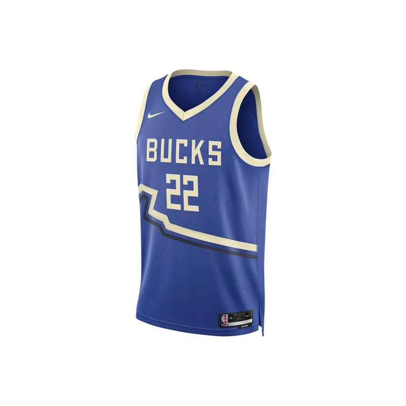 Nike Khris Middleton Milwaukee Bucks 2024/25 City Edition Men's Nike Dri-FIT Nba Swingman Jersey-0