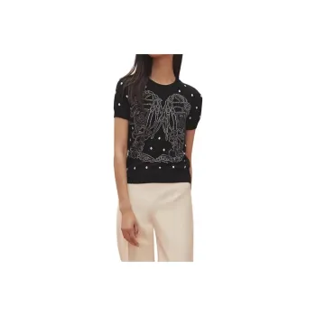 HERMES SS23 Cashmere Sweater Women's Black