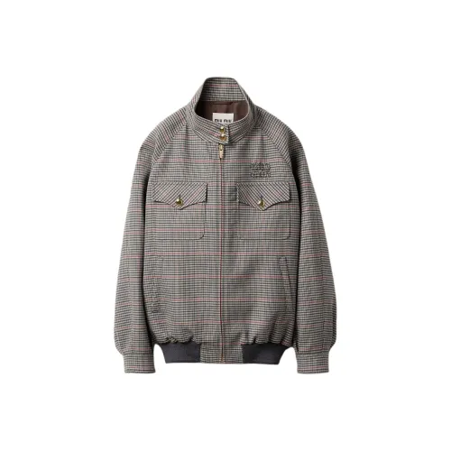 MIU MIU stepping & Coats Women's Slate Gray