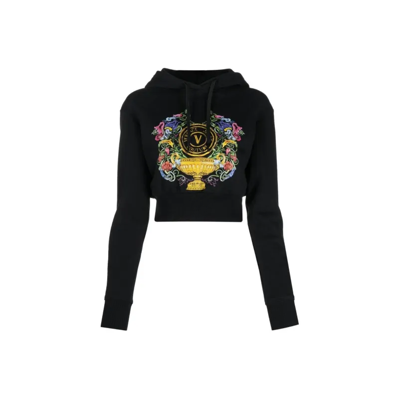 VERSACE JEANS COUTURE Sweatshirts Women's Black-0
