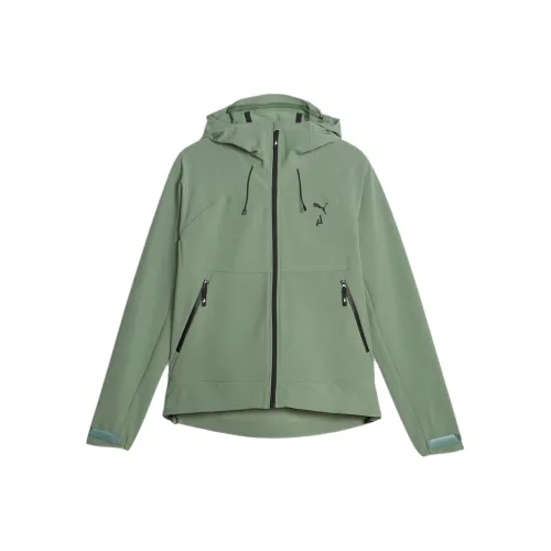 PUMA Seasons Softshell Women's Running Jacket Women's Green