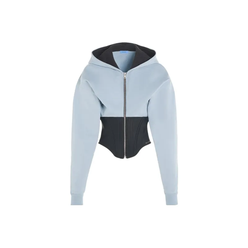 Mugler Sweatshirts Women's Blue-0