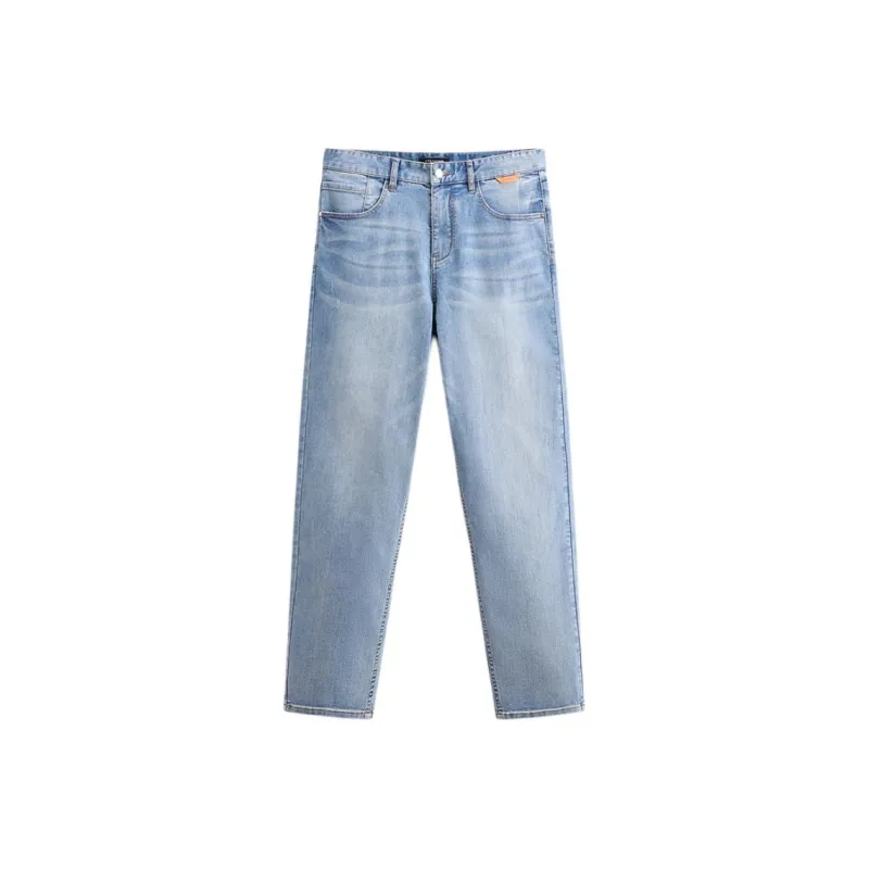 PEACEBIRD MEN Jeans Men's Denim Medium Blue 1-0