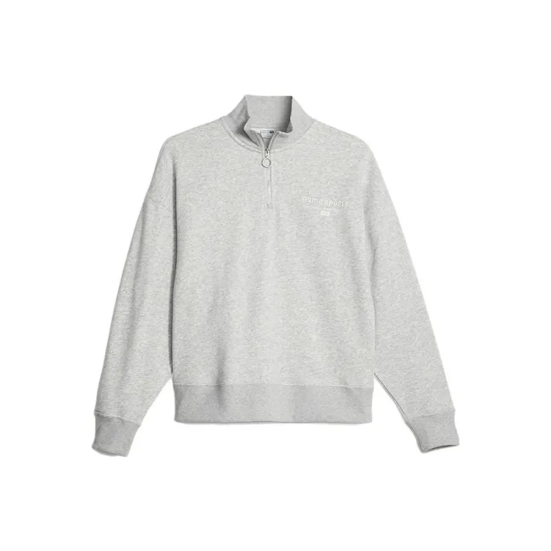 PUMA Sweatshirts Women's Gray-0