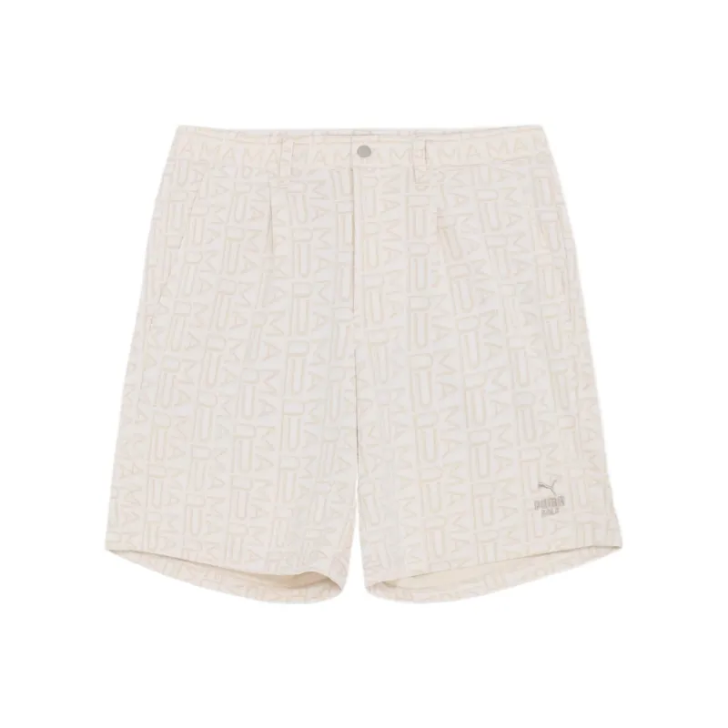 PUMA AOP Casual Shorts Men's Light Brown-0