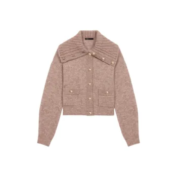 Maje Brushed knit Cardigan