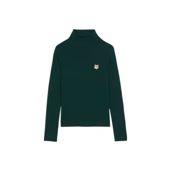 Maison Kitsune Maison Kitsune Back To Series Cashmere Sweaters Women's Green