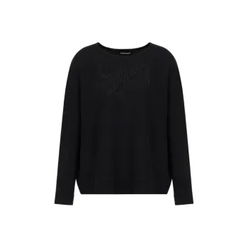 EMPORIO ARMANI Cashmere Sweaters Women's Black