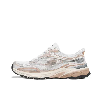 Skechers Low Top Chunky Sneakers Women's White Gold